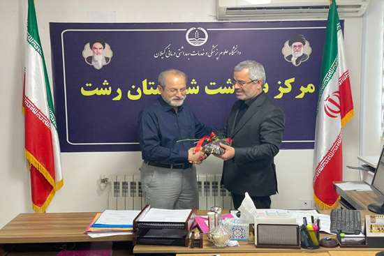 دیدار دکتر احمدی، نماینده مردم رشت و خمام در مجلس شورای اسلامی، و دکتر رضا بهشتی 